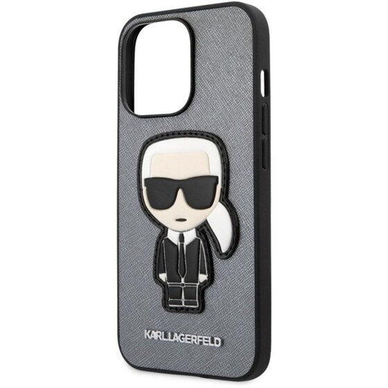 Θήκη Apple iPhone 13 Pro - Karl Lagerfeld - Ασημί image 4