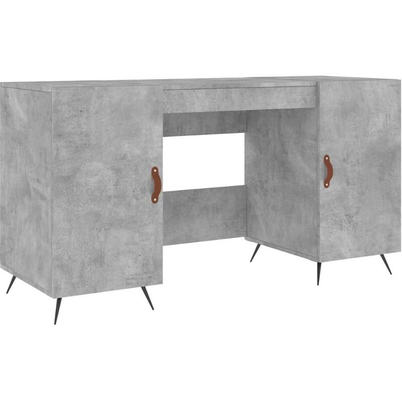 Γραφείο VidaXL από Επεξεργασμένο Ξύλο 140x50x75 cm - Γκρι Σκυροδέματος