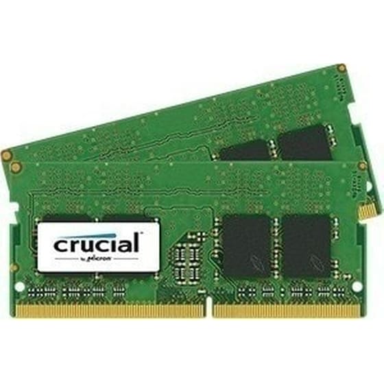 Crucial 16gb Kit (2x8gb), 2400mhz Ddr4 Sodimm Cl17 1.2v (ct2k8g4sfs824a) image 0