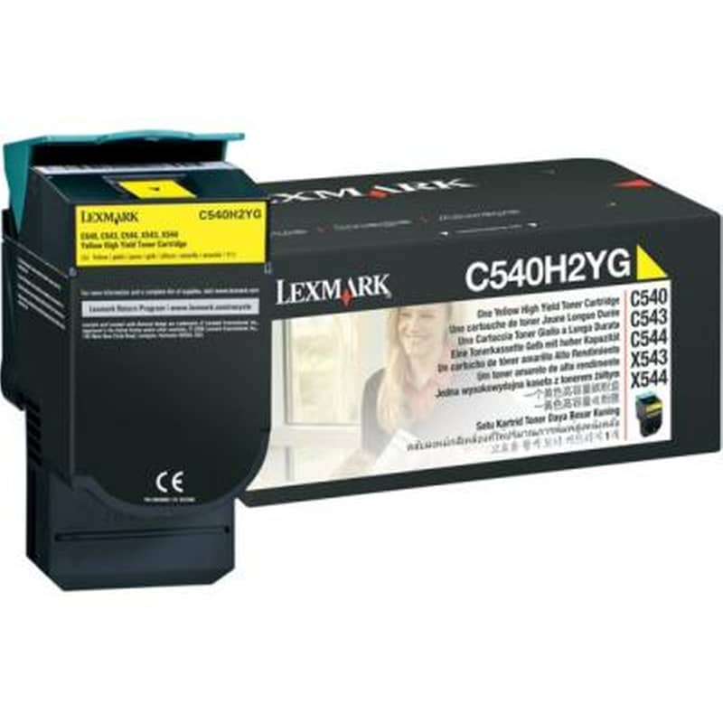 LEXMARK LEXMARK C54X Yellow - (C540A1YG)