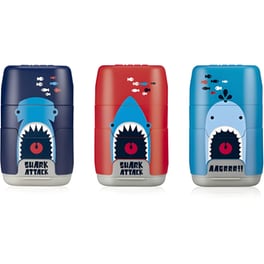 Ξύστρα Milan με Γόμα Compact Shark