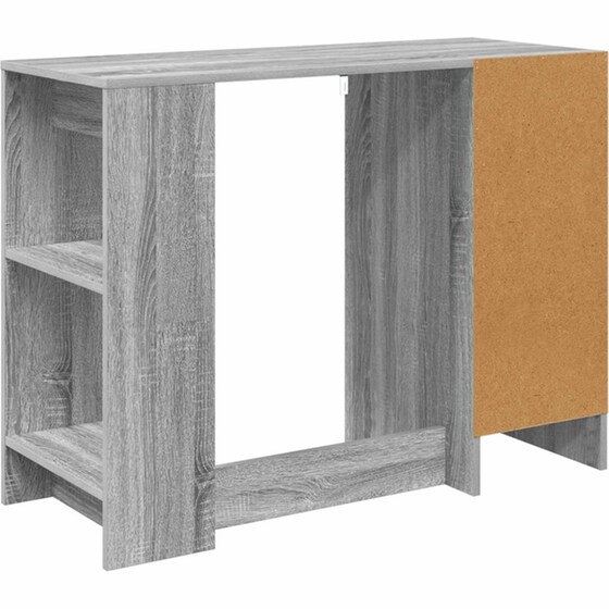 Γραφείο VidaXL από Επεξεργασμένο Ξύλο 100x40x75 cm - Γκρι Sonoma image 5