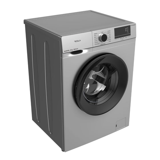 TESLA WF101230KSGR 10 kg 1.200 Στροφές Ασημί Πλυντήριο Ρούχων image 3