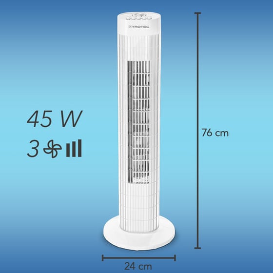TROTEC TVE 30 T 45W 76cm Ανεμιστήρας Πύργος image 6