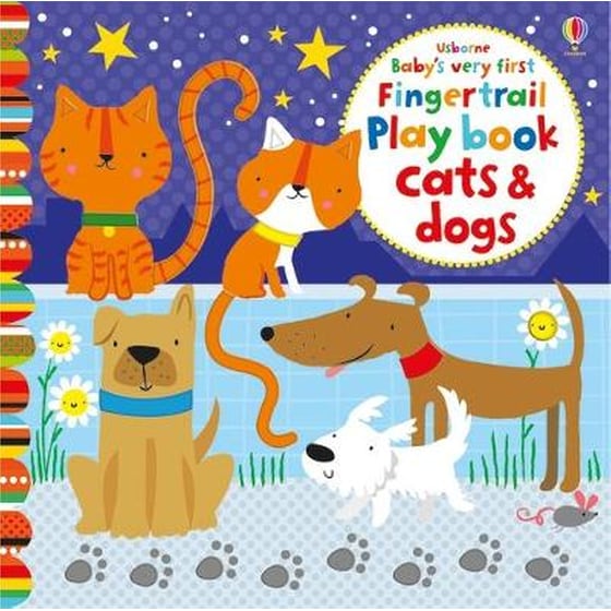 Baby's Very First Fingertrails Playbook Cats and Dogs image 0