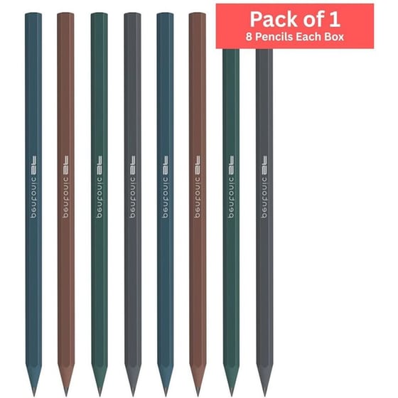Σετ Mολύβια Pentonic Skin Feel Pencil 2B&nbsp;(8&nbsp;Τεμάχια) image 1