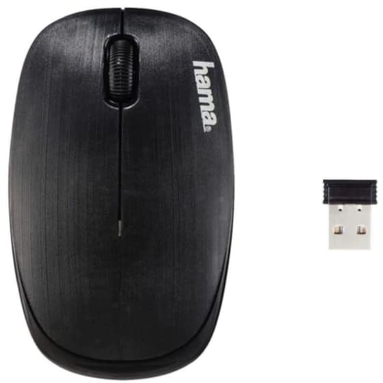 Hama AM8000 Ασύρματο Ποντίκι Μαύρο image 0