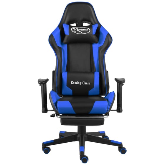 Gaming Καρέκλα Γραφείου VIDAXL 20496 από PVC - Μπλε image 1