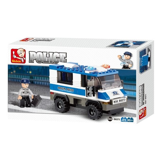 Sluban Τουβλάκια Police, Prisoner Trasporterer M38-b0273, 126τμχ image 1