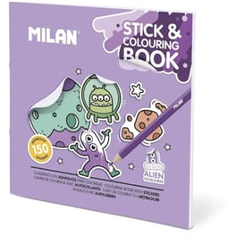 Colouring Book Milan με Αυτοκόλλητα Alien Invasion