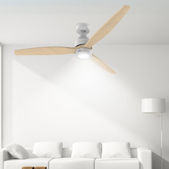 TAURUS Fresko 3B Ultra Silent 30W 132cm με Φως και Τηλεχειριστήριο Ανεμιστήρας Οροφής image 1