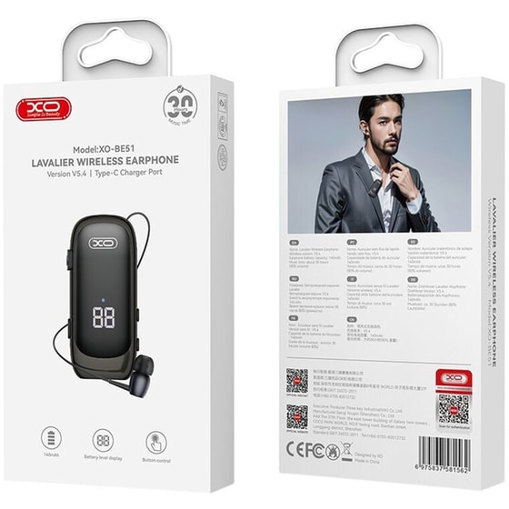 Ακουστικά Bluetooth XO BE51 - Black image 3