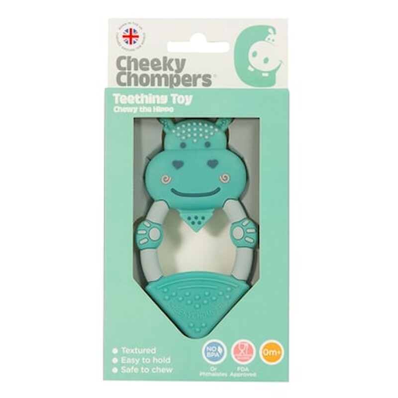 Cheeky Chompers Μασητικό Σιλικόνης Cheeky Tethers Chewy Ο Ιπποπόταμος 88568