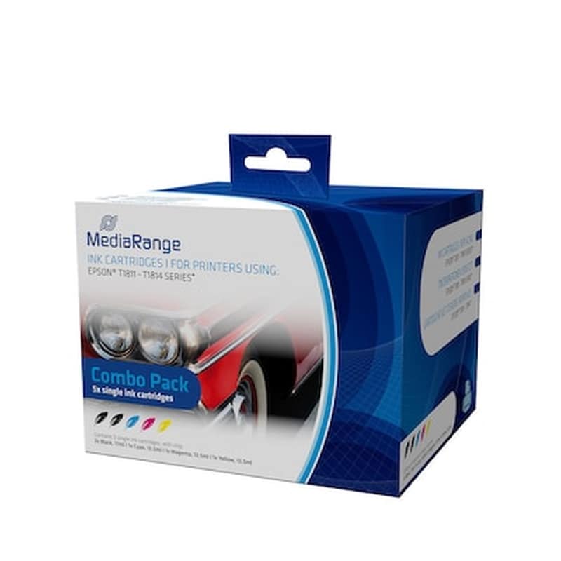 Συμβατό Epson T1811/T1814 Πολλαπλό Πακέτο 5 Μελανιών Εκτυπωτή mret181