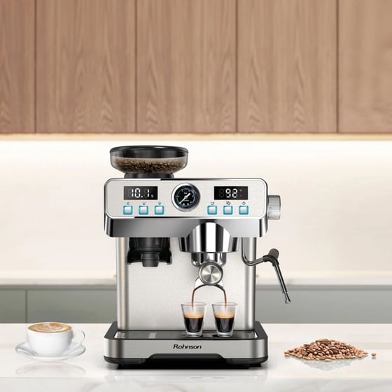 ROHNSON R-98150 1258W 20bar Μηχανή Espresso image 8