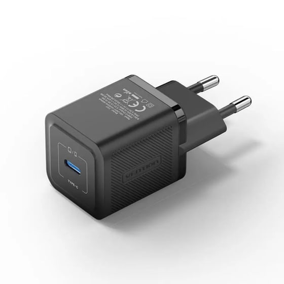 Φορτιστής Πρίζας Vention 20W GaN FEPB0-EU - Μαύρο image 0