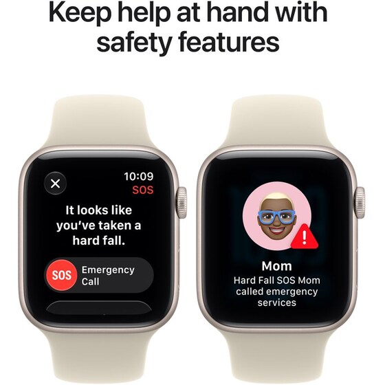 Apple Watch SE 3 GPS + Cellular 40mm Midnight Aluminium Case with Navy Blue Sport Band - S/M image 5