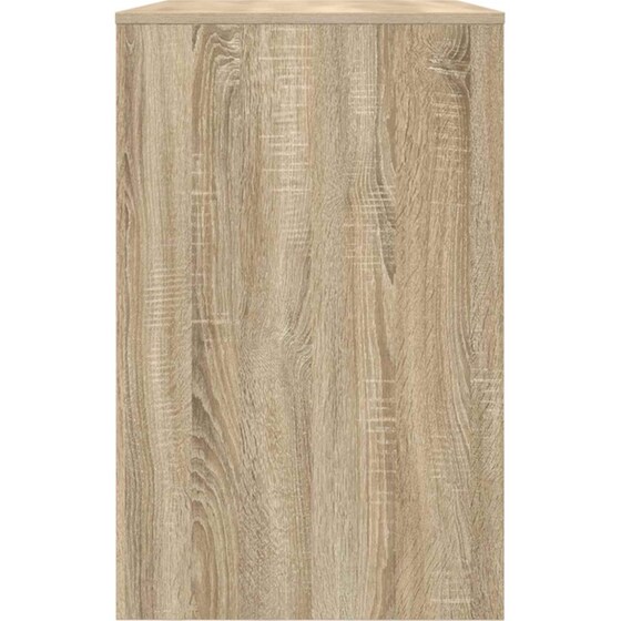 Γραφείο VidaXL με Συρτάρι και Αποθήκευση 100x50x78 cm - Sonoma Δρυς image 6