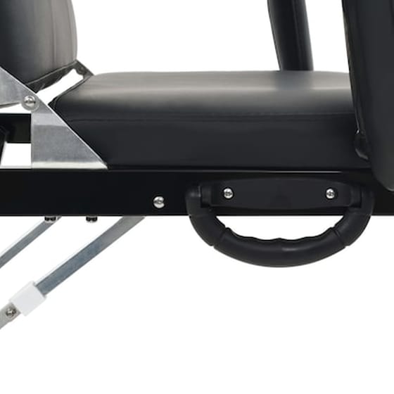 Vidaxl Καρέκλα Αισθητικής Φορητή Μαύρη 185x78x76 Εκ. Συνθετικό Δέρμα image 5