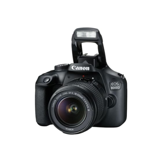 CANON EOS 4000D Black 18-55 SEE μαζί με 75-300 SEE image 1