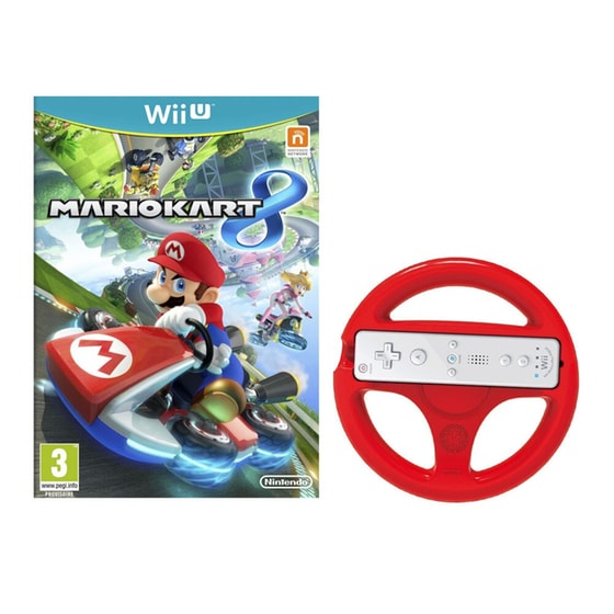 GC WIIU MARIO KART 8 + WHEEL MARIO image 0