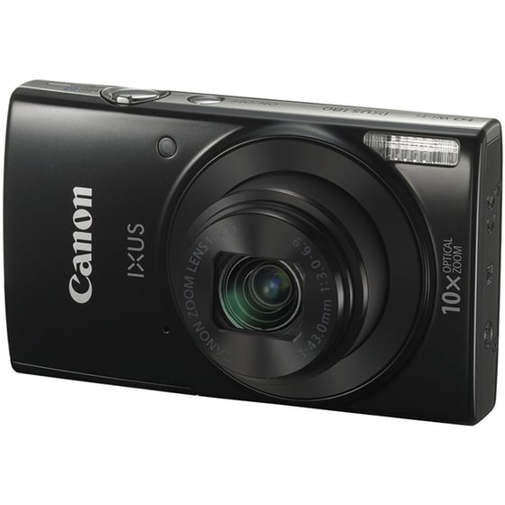Compact Canon IXUS 182 Kit - Μαύρο - Θήκη & Κάρτα SD 8GB image 2