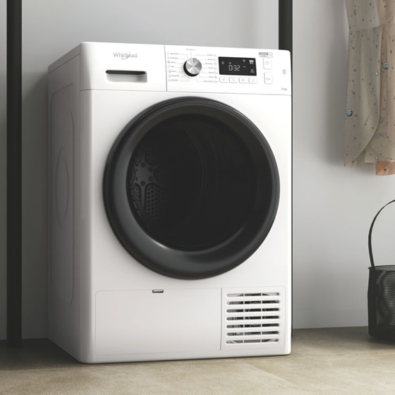WHIRLPOOL FFTM1182BEER 8kg A++ με Αντλία Θερμότητας Λευκό Στεγνωτήριο Ρούχων image 6