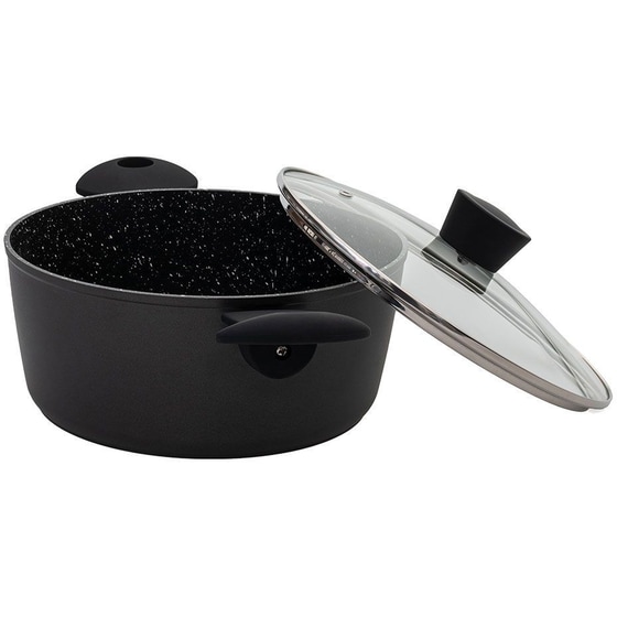 ESTIA 01-6136 Κατσαρόλα Βαθιά 24 cm Μαύρο image 2