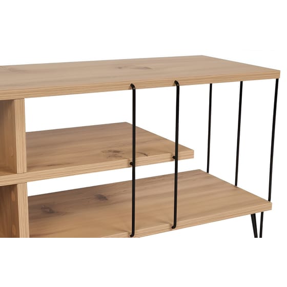 Έπιπλο Τηλεόρασης Sondrio από Μοριοσανίδα 120x30x44.5cm - Kαφέ image 3