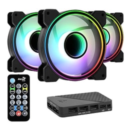Case Fan Aerocool Mirage-12Pro 120mm RGB - 3τμχ