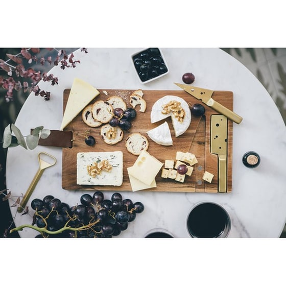 Δίσκος Σερβιρίσματος DoIY Cheeseporn 37x23x4cm Καφέ image 5