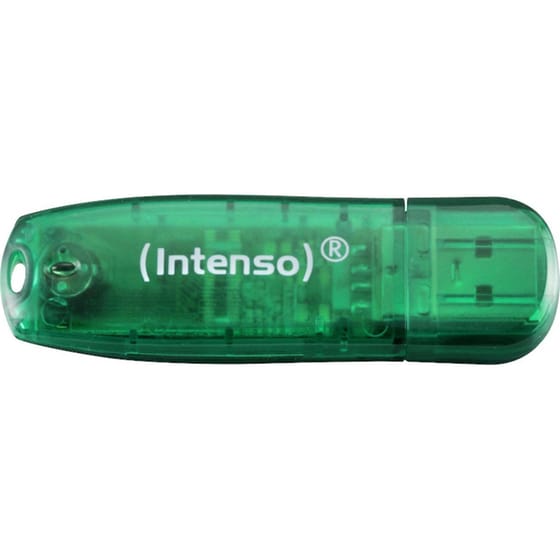 Intenso Rainbow Line 8GB USB 2.0 Stick Πράσινο image 0