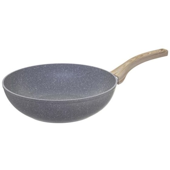 Τηγάνι Wok ARIA TRADE 120071A 28 cm Μαύρο image 0