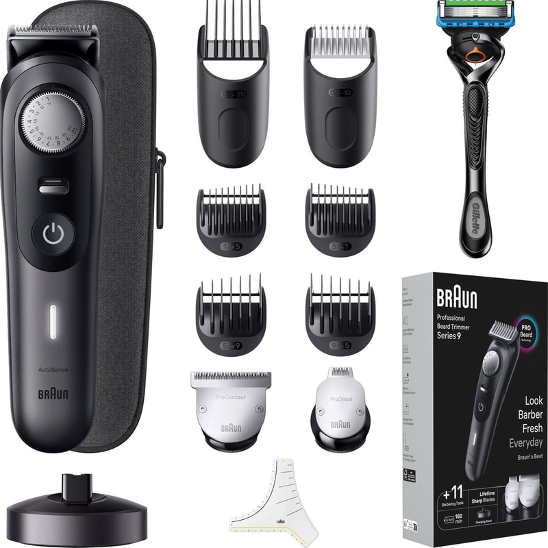 Σετ Κουρευτική Μηχανή BRAUN BT9441 - Μαύρο