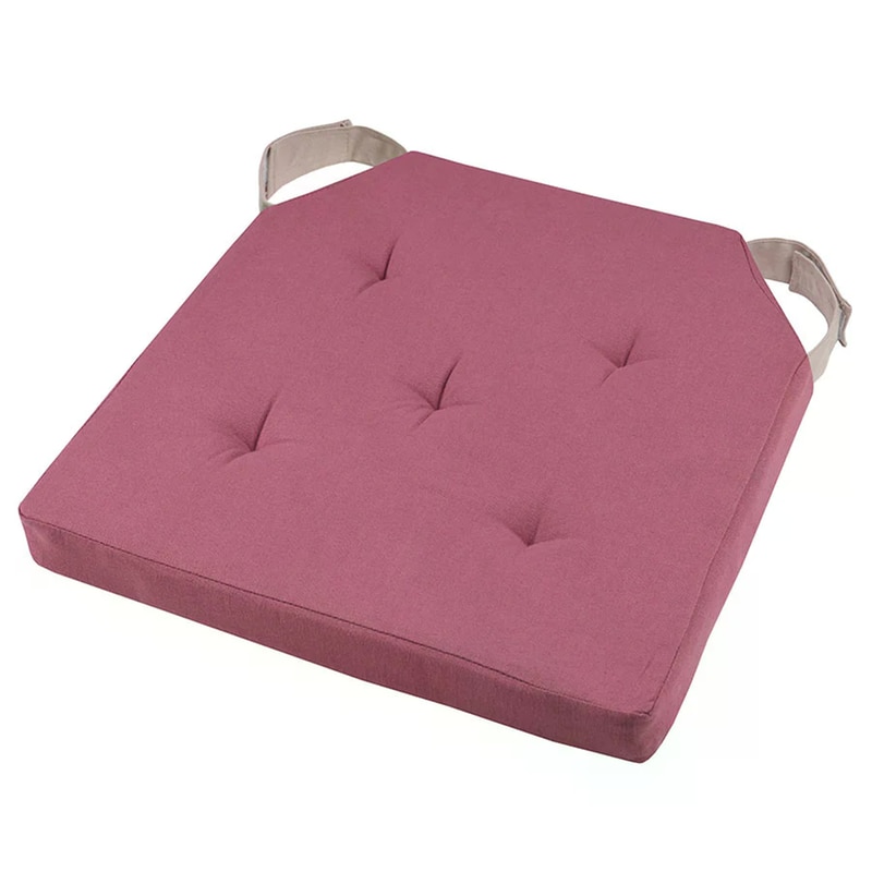 SPITISHOP Μαξιλάρι Καρέκλας Spitishop Cu1490332gal-v 38x38cm - Μπορντό/Ροζ