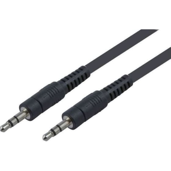 Καλώδιο Ήχου Mediarange MRCS140 3.5mm Jack male σε 3.5mm Jack male 1m - Μαύρο image 0