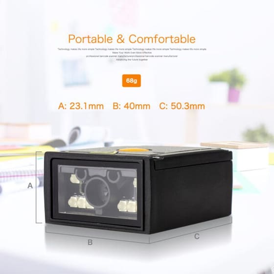 NETUM NT-90 Βιομηχανικό Fixed Mount Scanner Ανάγνωση QR και 2D Barcodes image 2