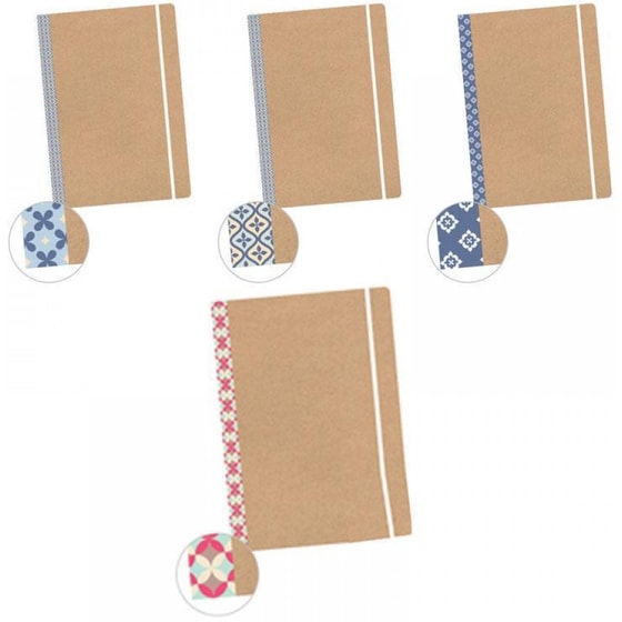 Τετράδιο NEXT Α4 2 Θεμάτων Flexi Patterns με Λάστιχο (1 Τεμάχιο) image 0