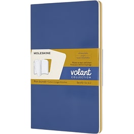 Σημειωματάριο Moleskine Plain Μπλε Large (2 Τεμάχια)