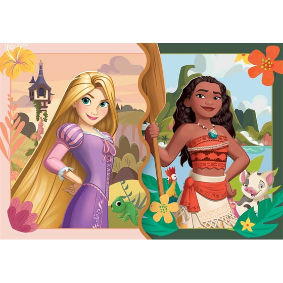 Παιδικό Παζλ Clementoni Super Color Disney Princess (2x20 Κομμάτια) image 2