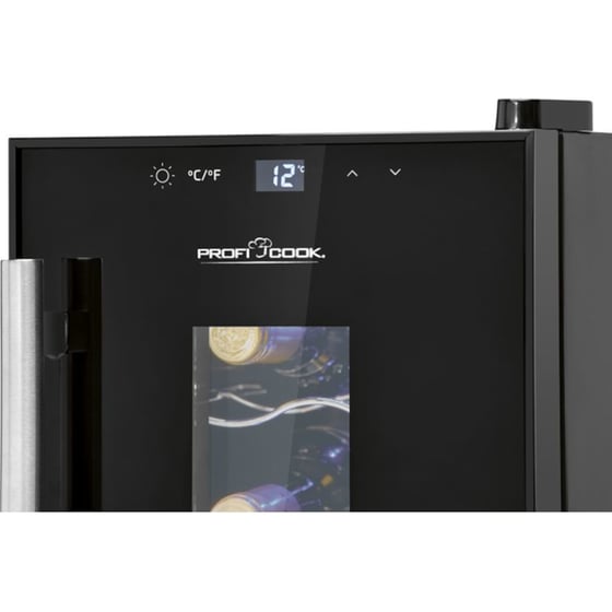 PROFI COOK PC-WK 1230 για 6 Μπουκάλια - Μαύρο Συντηρητής Κρασιών image 5