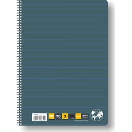 Τετράδιο Σπιράλ Globus A4 Folio 3 Θεμάτων 90 Φύλλων (1 Τεμάχιο)