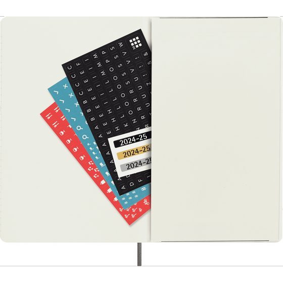 Ακαδημαϊκό Ημερολόγιο Εβδομαδιαίο Moleskine 2024-25 18Μ Large Black Soft image 4