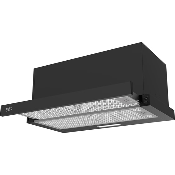BEKO HNT61520BH 60 cm Μαύρο Απορροφητήρας Συρόμενος image 2