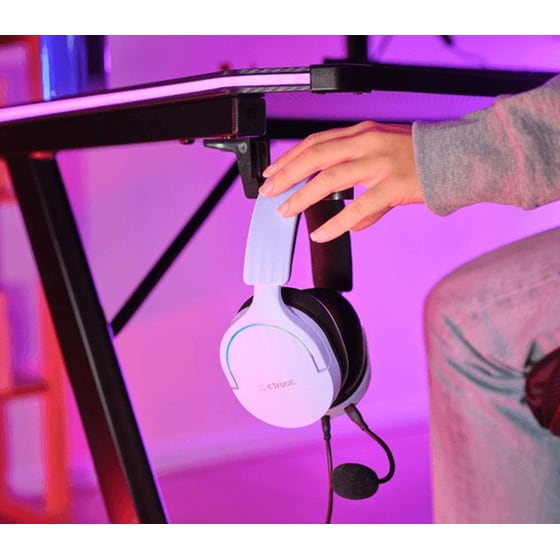 Trust GXT 490P Fayzo 7.1 Ασύρματα Ακουστικά Κεφαλής - Μωβ image 4