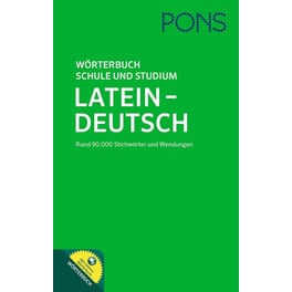 PONS Wörterbuch Schule und Studium Latein-Deutsch