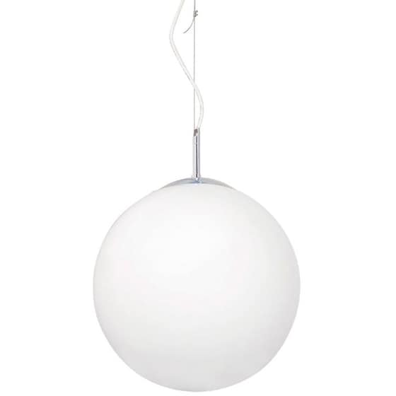 Φωτιστικό Οροφής Μονόφωτο Aca Luna από Γυαλί 35x35x35-120 cm - Λευκό image 0