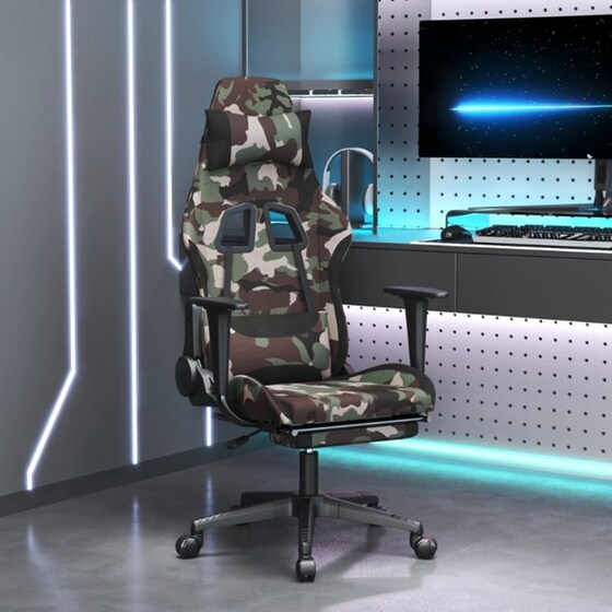 Καρέκλα Gaming VIDAXL 345510 με Υποπόδιο image 9