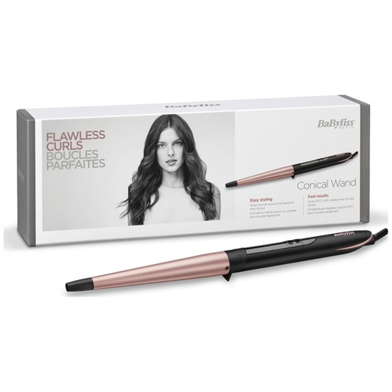 Κωνικό Ψαλίδι Μαλλιών για Μπούκλες BABYLISS Flawless Curls C454 E Ροζ image 4