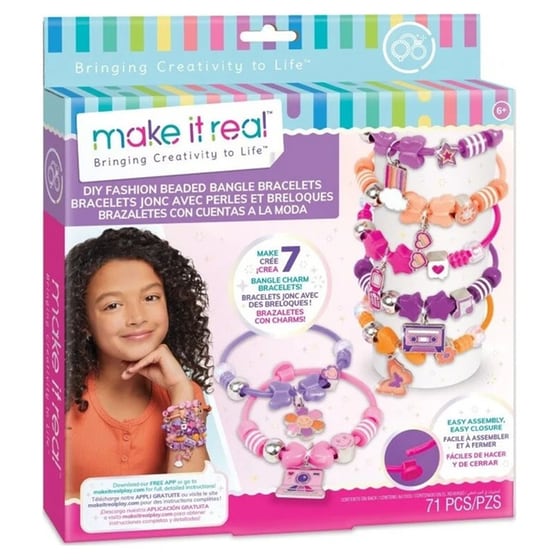 Make It Real Jewellery | DIY Fashion Beaded Bangle Bracelets image 0